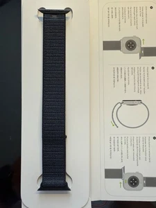 APPLE WATCH -OEM _ BOUCLE SPORT ENCRE (46mm) APPLE WATCH 10 - Photo 1 sur 4