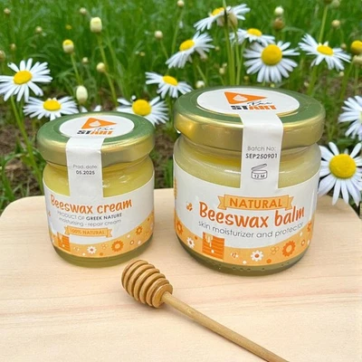 Organic Greek Handmade Beeswax Cream – Grandma’s Recipe 40ml-106ml - Image 1 of 4