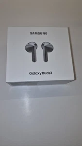 Samsung Galaxy Buds3 Silver Earbuds - SM-R530NZAAEUA - Brand New/Sealed - Picture 1 of 7