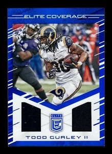 Todd Gurley II 2016 Donruss Elite Cobertura #EC-TG Parche Reliquia Inserto UGA Rams - Imagen 1 de 2