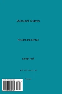 Rostam and Sohrab: A Story from Shahname by Sadegh Arefi (Persian) Paperback Boo - Picture 1 of 1