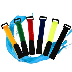 6 PIEZAS Correas de Gancho y Correa Envolturas de Cable Lazos Reutilizables Lazo de Fijación - Imagen 1 de 11