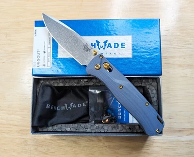 Benchmade Bugout 535 Knife S30V Crossfade Limited Edition ⭐  Gold Accents  *NEW* - Image 1 of 4