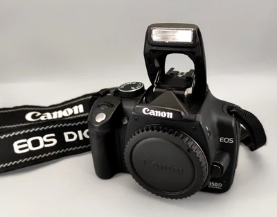 Canon EOS 350D DSLR Digital Bridge Camera Body Only Good Condition No Batter-Ch - Image 1 of 4