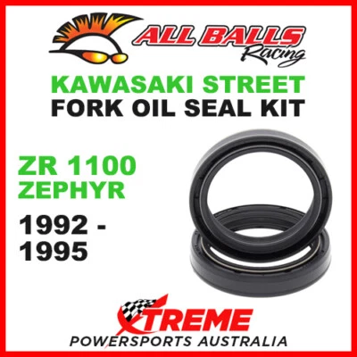 Kit de sellado de aceite de horquilla All Balls 55-123 Kawasaki ZR1100 ZR 1100 Zephyr 1992-1995 43x5 Foto 1 de 2
