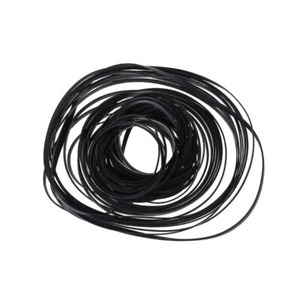 100PCS Assorted Flat Belts 2mm Width Cassette Tape Machine Rubber Belts - Picture 1 of 8