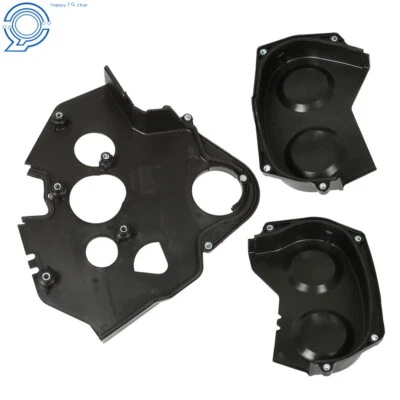 Cubierta de correa de distribución inferior superior del motor 3 piezas para Kia Sorento 2003 2004-2005 2006 Foto 1 de 4