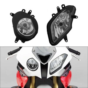 Black Front Headlight Lamp Assembly Fit For BMW S1000RR 2010-2014 HP4 2013-2014 - Foto 1 di 9