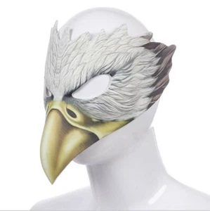 Halloween Decoration Synthetic Leather Eagle Mask Costume Party Cosplay Mask - Picture 1 of 8