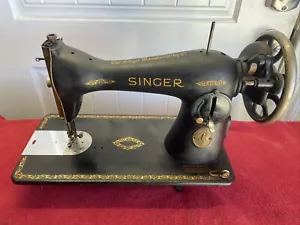 Antiguo cabezal de máquina de coser Singer Treadle modelo 15 1935 solo AD876162 - Imagen 1 de 11
