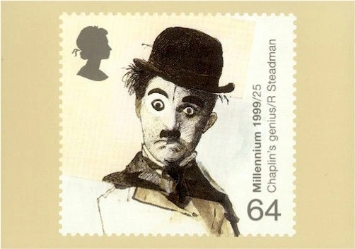 Postal de Charlie Chaplin Royal Mail 1999 PHQ 208 Foto 1 de 1