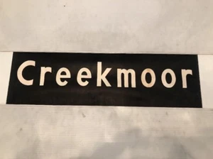 New Forest Area Linen Bus Blind 60’s 29”- Creekmoor - Picture 1 of 3