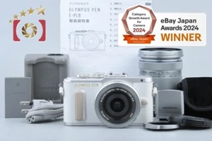 Olympus PEN E-PL8 White 16.1 MP Digital Camera 14-42 40-150 Lenses - Picture 1 of 18