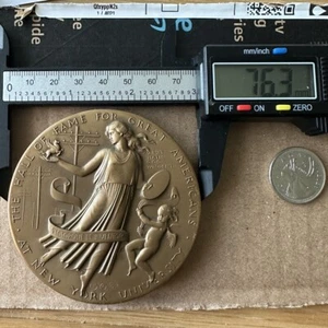 1963 Samuel Finley Breese Morse In MS State. 3inch Medallic Art Bronze Medal - Picture 1 of 6