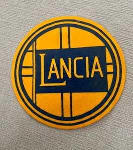 Vintage Lancia Automobile Logo on felt - Bild 1 von 2