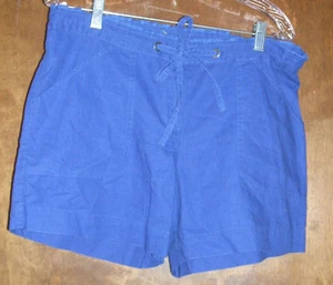 PANTALONES CORTOS IZOD BERMUDA DE LINO Y ALGODÓN ~ TALLA 12 ~ ¡NUEVOS SIN ETIQUETAS!¡! - Imagen 1 de 4