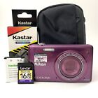 New ListingNikon COOLPIX S5200 Digital Camera 16.0 - Plum Purple W/ Charger, Battery, SD