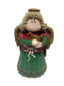 Vintage HOLIDAY COLLECTION Dough Angel Figurine Christmas 11" Tall - Picture 1 of 9