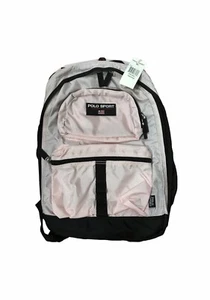 Vintage 90er Ralph Lauren Polo Sport Rucksack hellrosa Farbe mehrere Taschen - Bild 1 von 3
