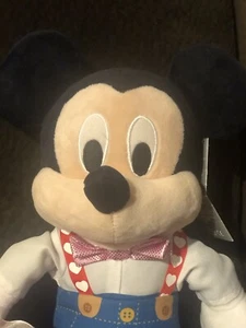 Disney Store 2021 Mickey Valentines Day Medium Plush 16” New With Tags - Picture 1 of 8