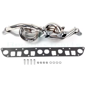 STAINLESS RACING MANIFOLD HEADER/EXHAUST for 00-06 JEEP WRANGLER TJ 4.0L l6 - Bild 1 von 9