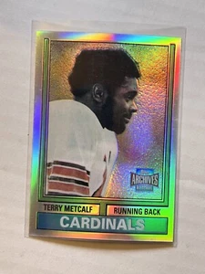 Terry Metcalf 2001 Topps Archives Reserve Refractor RC Rookie Card #76 Cardinals - Picture 1 of 2
