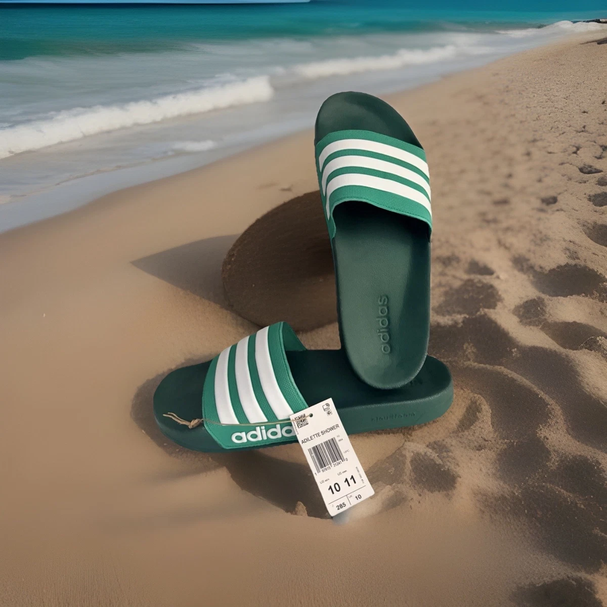 adidas Multicolor Slippers for Men for sale | eBay