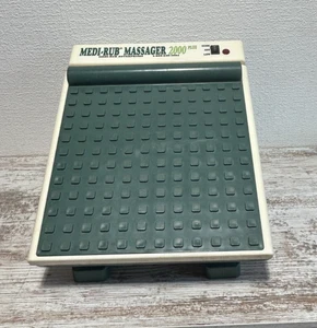 Medi-Rub 2000 Plus MR-3F vibrierendes Fußmassagegerät mit zwei Geschwindigkeiten getestet funktioniert - Bild 1 von 6