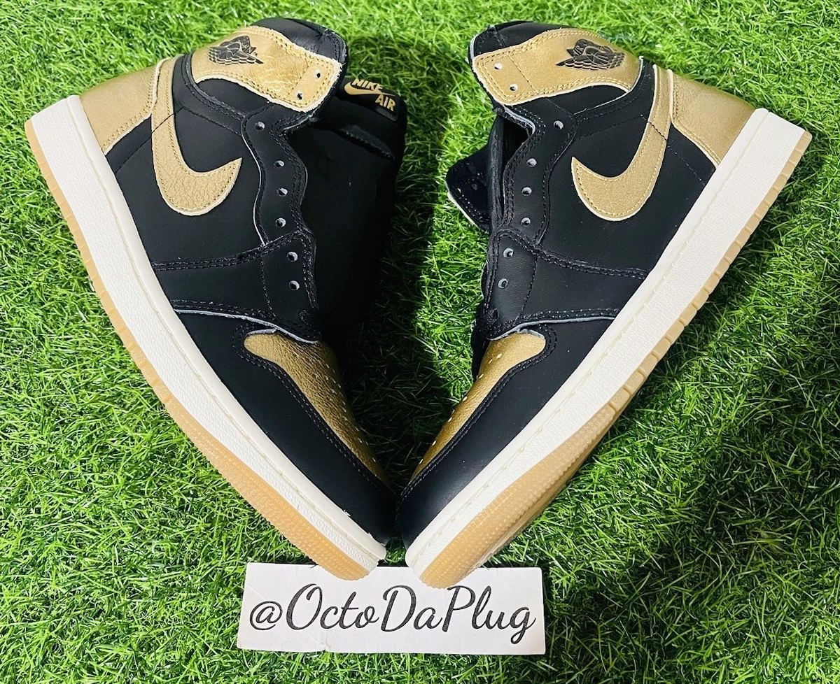 Preços baixos em Jordan 1 Retro Black Gold | eBay