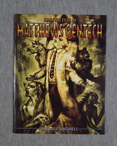 Libro SC RPG Centinelas de la Edad de Plata de los Archivos de Matthews Gentech 2003 NUEVO - Imagen 1 de 4