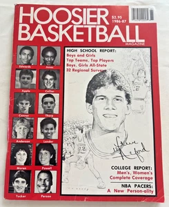 🍒 Hoosier Basketball Magazine Vintage 1986-87 🍒 - Imagen 1 de 2
