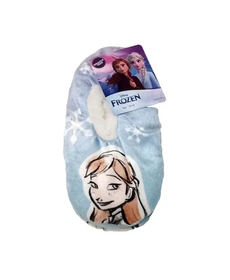 Girl's Toddler "FROZEN" Slip-On Faux Fur Slippers (Size 2T-3T) Multicolor - NEW! - Image 1 of 4