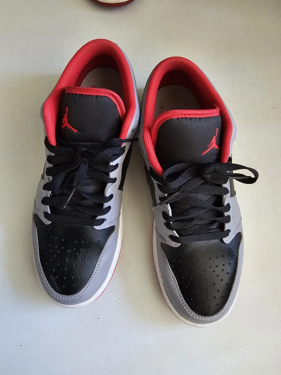 Jordan 1 Retro Low Cement Grey Black | eBay