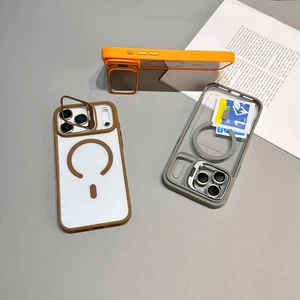 Für iPhone 17/Air/17 Pro/Max MagSafe Bumper Cover Handyhülle mit Ständer Halter - Bild 1 von 11