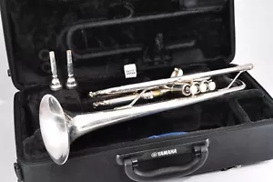 Yamaha YTR-4335GII Trumpet Silver w/Case Key Bb Standard MIJ Used FmJP#C81876 - Picture 1 of 24