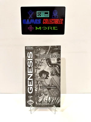 The Jungle Book (Sega Genesis, 1995) SOLO MANUAL DE JUEGO No incluye juego ni estuche Foto 1 de 3