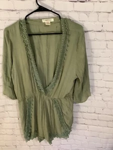 Lucky Brand Romper Spring Summer Light Weight Outfit Women Large - Picture 1 of 4