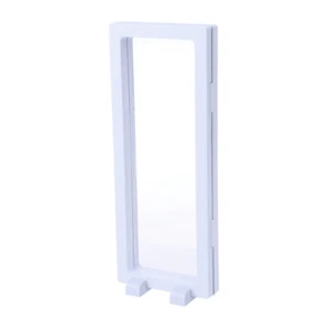 3 D Transparent Jewelry Display Stand Shadow Box Case Man Floating Coin - Picture 1 of 10