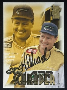 KEN SCHRADER 1999 Press Pass VIP Base Hand Signed Auto (No COA — Read) | NASCAR - Picture 1 of 2