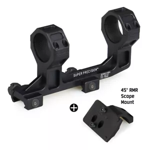 Double Ring Scope Mount Heightening Bracket 30mm pipe diamete metal support base - Picture 1 of 12