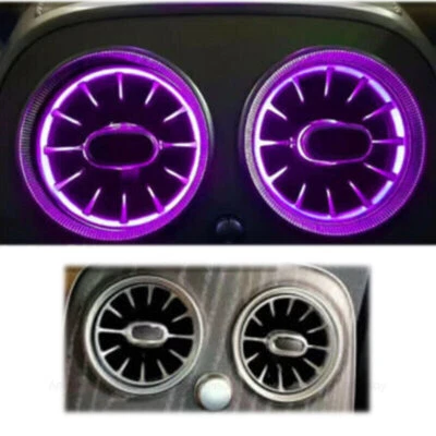 Luz ambiente interior para Mercedes Benz Clase S W222 salidas de aire traseras enchufes LED Foto 1 de 4