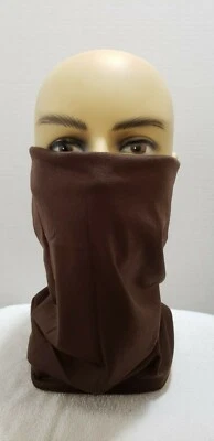  Brown easy sports Washable Polyester face mask Thin Elasticity Outdoor Fishing  - Image 1 of 4