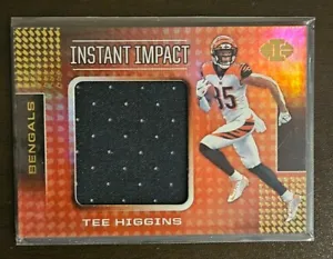 2020 Tee Higgins Rookie Lot Of 8 Playoff, Illusions, Prestige, Instant Impact - Picture 1 of 3
