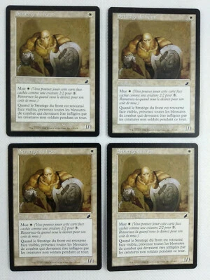 Mtg Magic Playset 4x Frontline Strategist Scourge Vf - Image 1 of 2