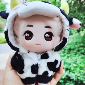 15cm 20cm Plush Doll Clothes Cotton Body Dolls Cow Outfit Plushies Toys Clothing - Picture 1 of 10