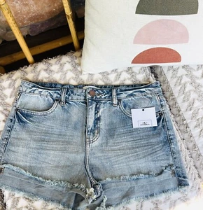 ONIELL womens jean cut off shorts sz 29 - Picture 1 of 8