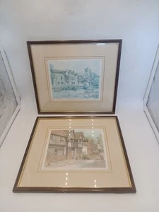 Framed Philip Martin Limited Edition Signed Prints Pair. Vintage .. - Picture 1 of 9