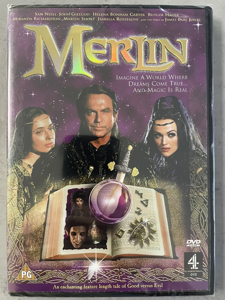 MERLIN Mini Series (1998) (Sam Neill, Rutger Hauer, Martin Short) New DVD - image 1 of 1