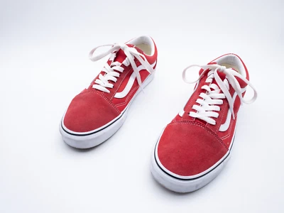 Zapatillas VANS Para Hombre Zapatillas De Ocio Rojas Talla 43 EU Art 30265-40 - Imagen 1 de 4