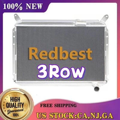 3 Row Aluminum Radiator For 1984-1988 1985 1986 1987 Nissan 300ZX 3.0L V6 CC762 - Image 1 of 4